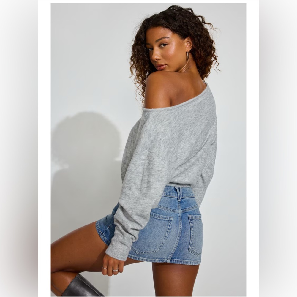 Garage One Shoulder Sweater